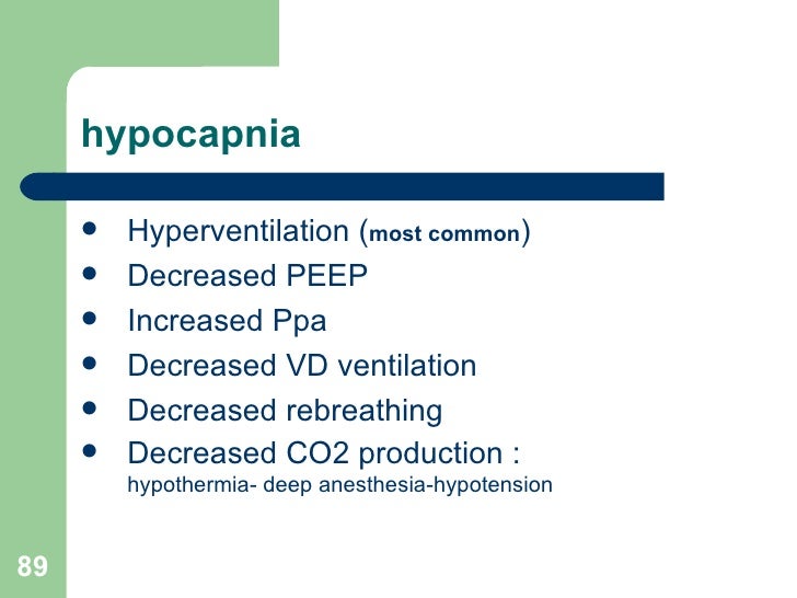 Respiratory Physiology & Respiratory Function During Anesthesia