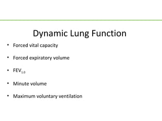 Respiratory physiology revised | PPT