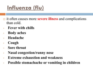 Health Problem Flu respiratory problems in children and adults | PDF