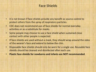 Respiratory protection : face mask respirator | PPTX