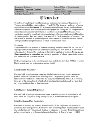 Respiratory protection program | PDF