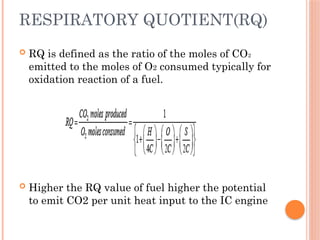 Respiratory Quotient (Rq), Exhaust Gas.pptx