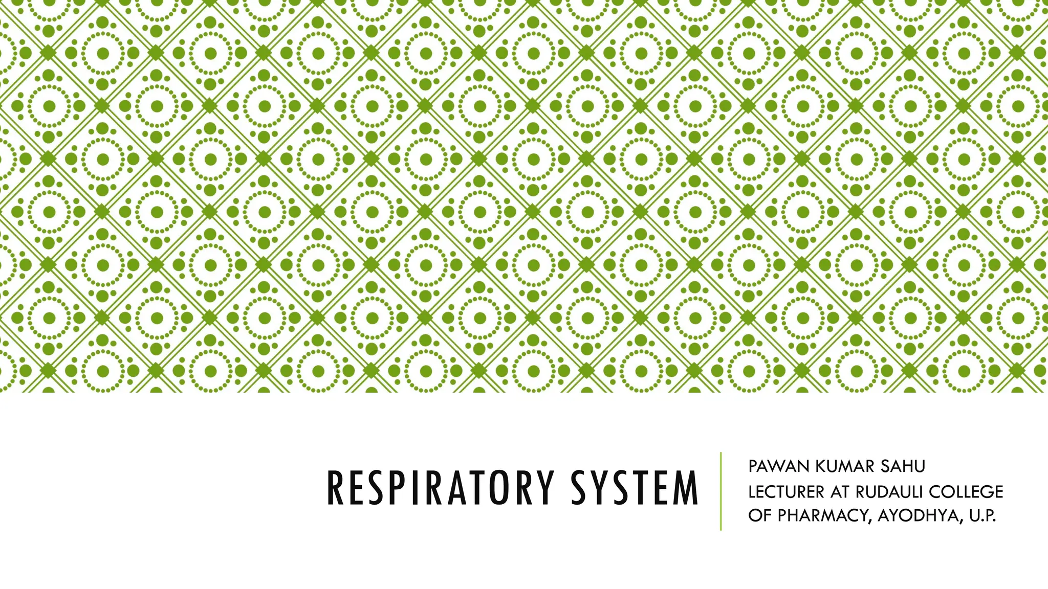 A Comprehensive Study of the Human Respiratory System.pptx