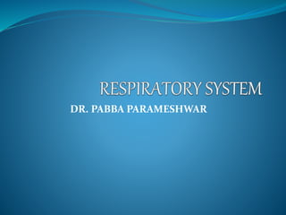 DR. PABBA PARAMESHWAR
 