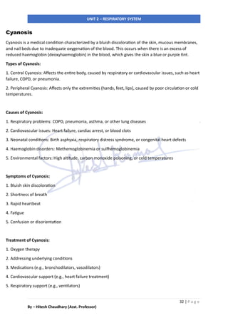 Respiratory System - Unit-2 of Anatomy & Physiology for Nursing ...