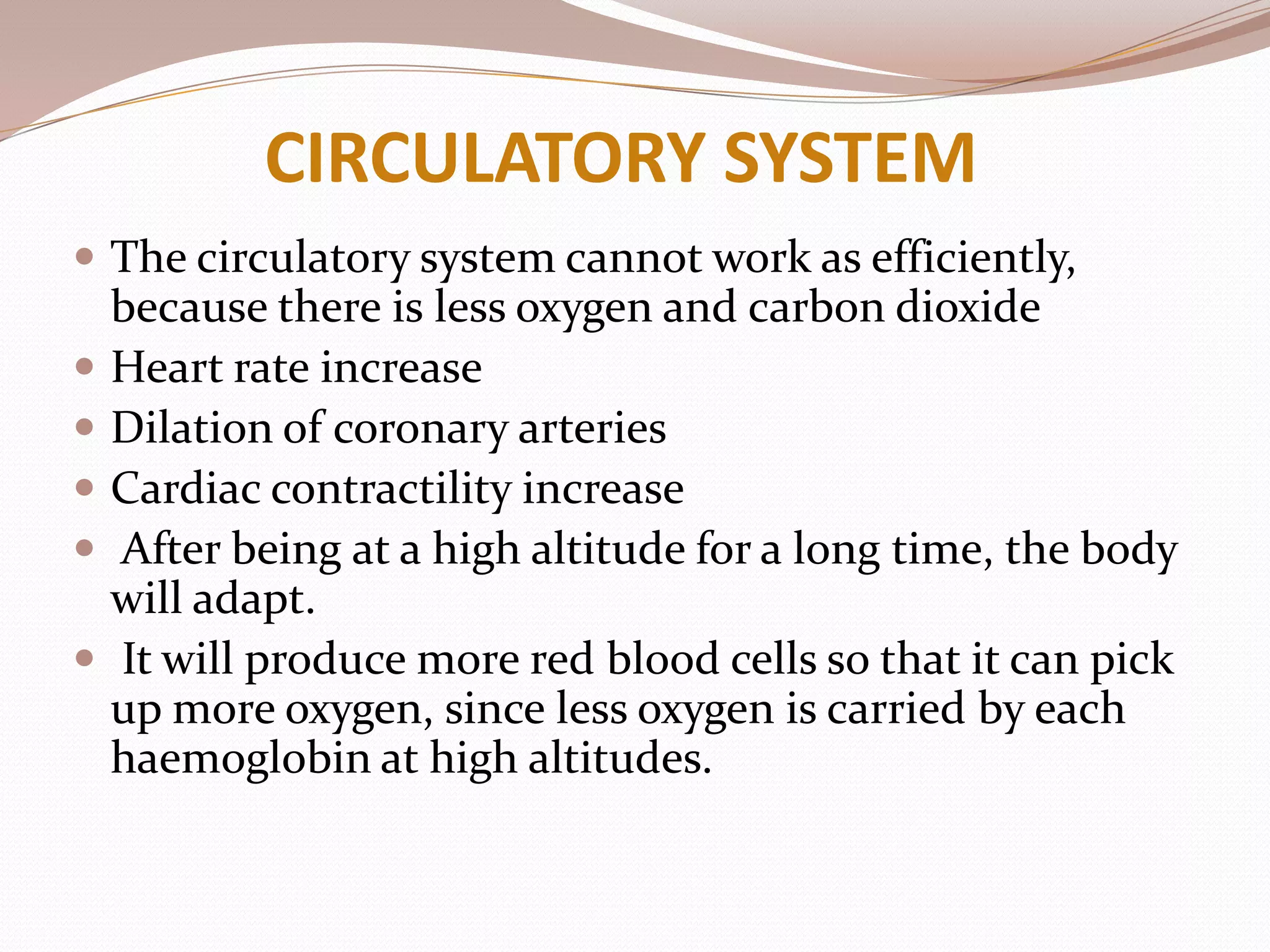 Respiratory system and circulatory system in high altitude | PPTX ...