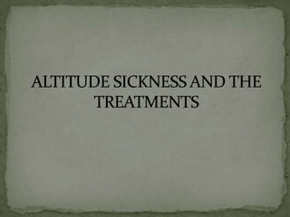 Respiratory system and circulatory system in high altitude | PPTX