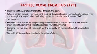 Respiratory System Examination and Clinical Assessment | PPTX