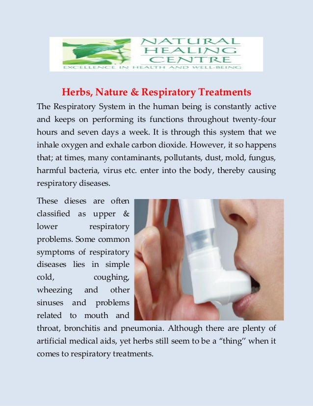 Respiratory Treatments