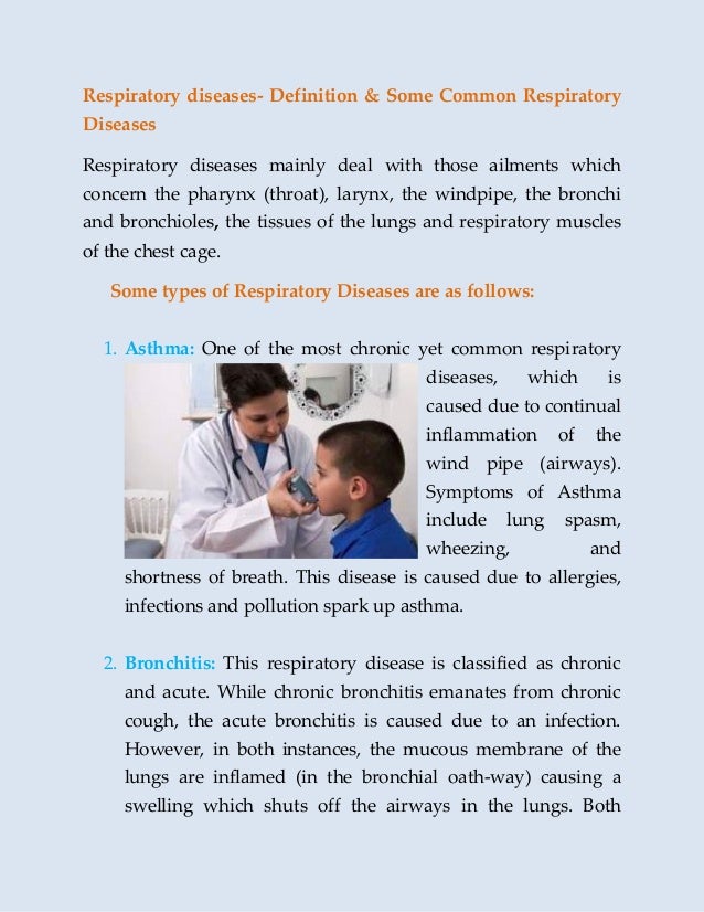 Respiratory Treatments