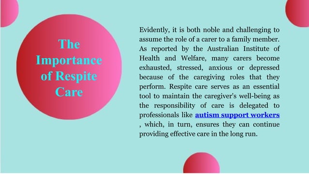 Respite Care: Supporting Family Caregivers with Temporary Relief | PPTX