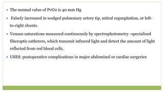 What Is Pvo2 Respiratory monitoring | PPTX