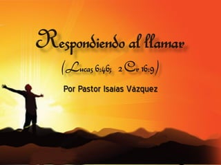 Por Pastor Isaías Vázquez
 
