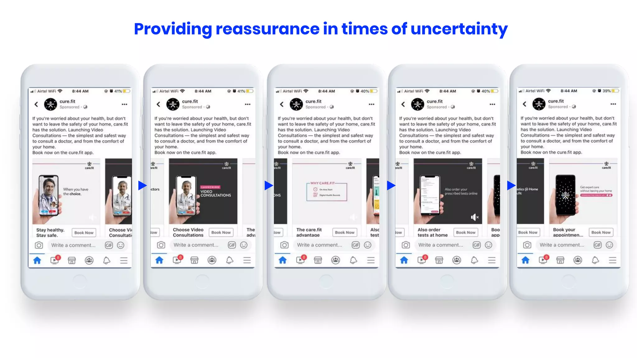 Providing reassurance in times of uncertainty
 