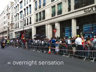 = overnight sensation
 