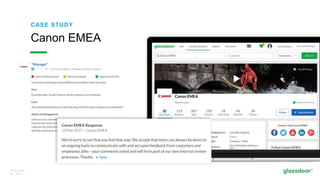 © Glassdoor,
Inc. 2017.
CASE STUDY
Canon EMEA
 