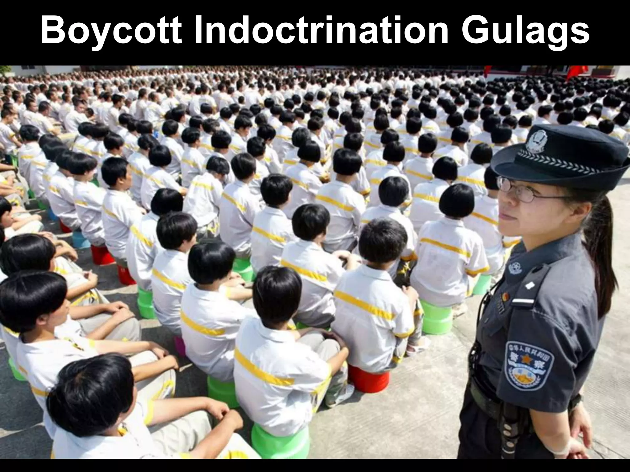 Boycott Indoctrination Gulags
 