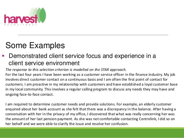 service environment examples