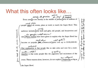 What this often looks like…
 