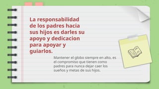 RESPONSABILIDAD DE LOS PADRES EN LA EDUCACION DE SUS HIJOS | PPTX