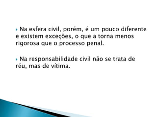 LOPES, João Batista. Perspectivas atuais da responsabilidade civil.GONÇALVES, Carlos Roberto Direito Civil brasileiro: responsabilidade civil, IV. 4ª Ed. São Paulo: Saraiva, 2009. Referências bibliográficasAutor: Ana Carolina Borges Equipe MeuAdvogadowww.meuadvogado.com.brEncontre advogados de Direito Civil Encontre advogados de Direito Penal 