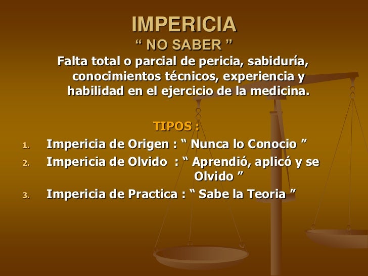 Responsabilidad penal del medico