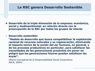 Que Es Rsc Responsabilidad Social Corporativa | PPT