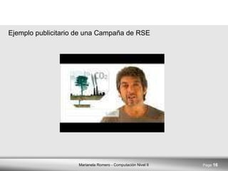 Ejemplo publicitario de una Campaña de RSE 