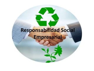 Responsabilidad Social
Empresarial
 