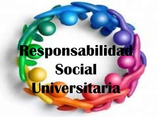 Responsabilidad
    Social
 Universitaria
 