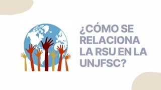 ¿CÓMOSE
RELACIONA
LARSUENLA
UNJFSC?
 