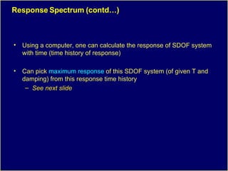 Response Spectrum