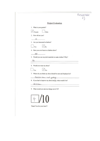 Response male & female