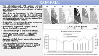 Response of Mangroves to the Change in Tidal and Freshwater Flow. | PPTX