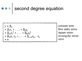 second degree equation
 