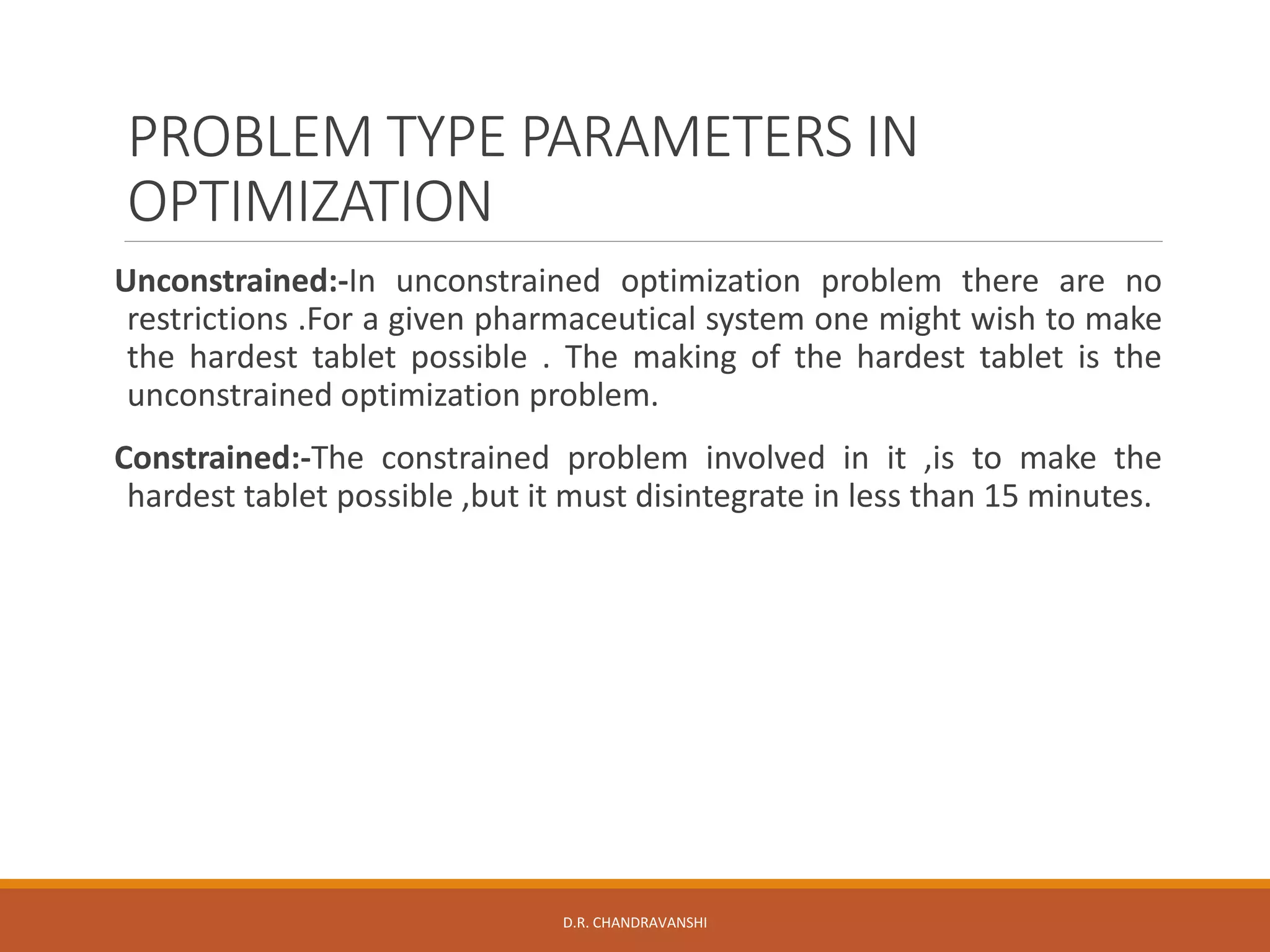 Optimization techniques in formulation Development Response surface ...