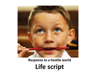 Response to a hostile world
Life script
 