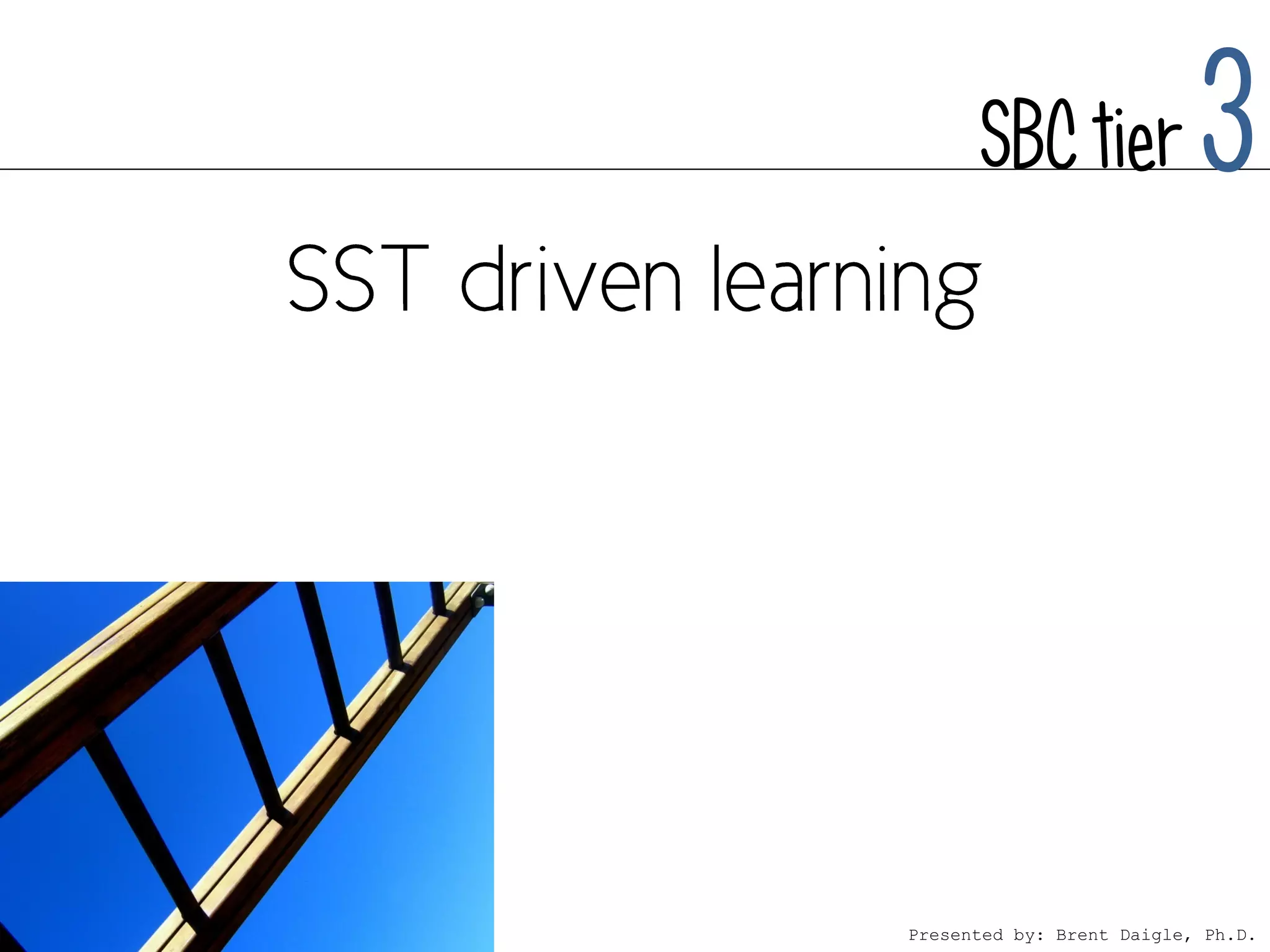 SBC tier             3



Presented by: Brent Daigle, Ph.D.
 
