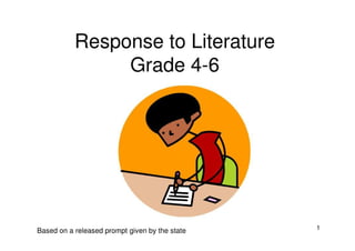 Response To Literature Grade 4-6
