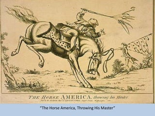 “The Horse America, Throwing His Master”
 