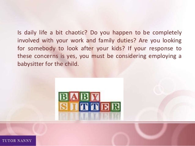 babysitting responsibilities