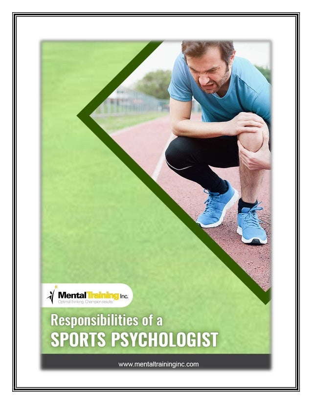Responsibilities of a sports psychologist