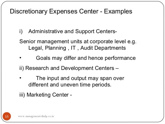 Responsibility centers final Prof Rishi Chourasia