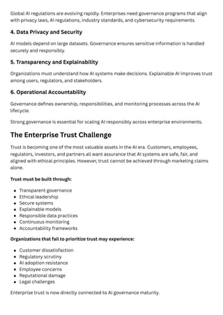 Building Trust and Governance with Responsible AI Frameworks in ...