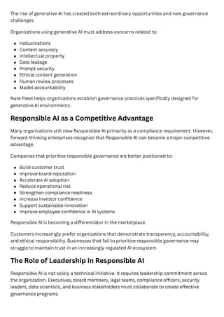 Building Trust and Governance with Responsible AI Frameworks in ...