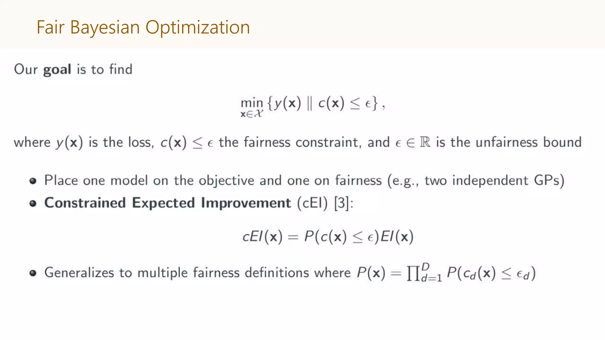 Fair Bayesian Optimization
 