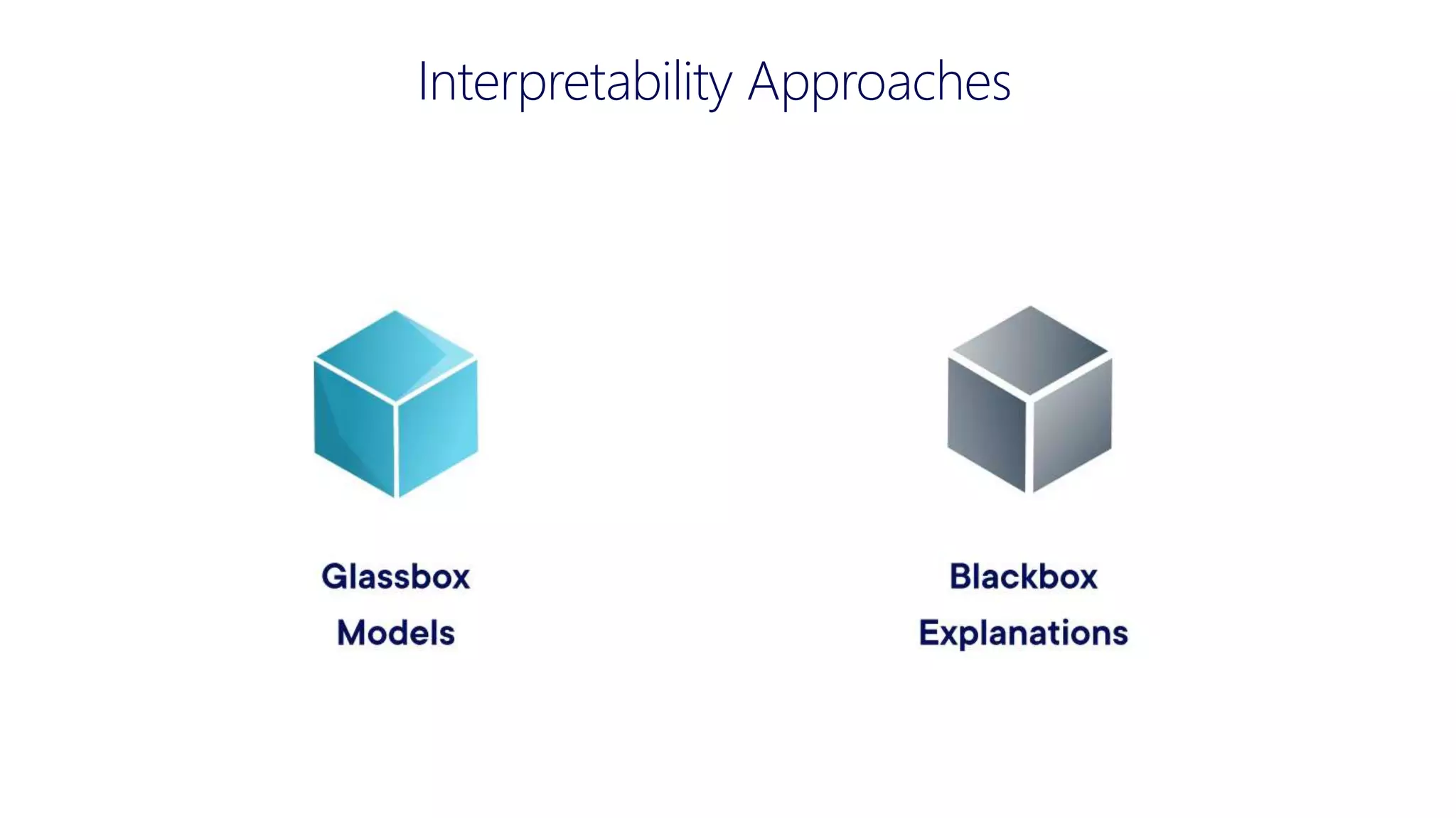 Interpretability Approaches
 