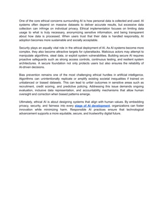 Responsible AI in Practice_ Navigating Privacy, Security, and Fairness ...