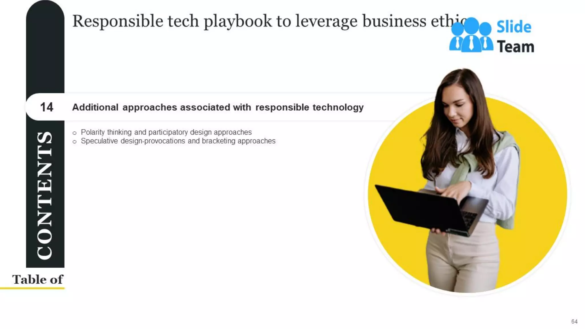 Responsible Tech Playbook To Leverage Business Ethics Powerpoint Presentation Slides
