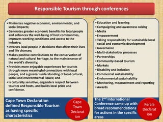 Responsible tourism kerala | PPTX